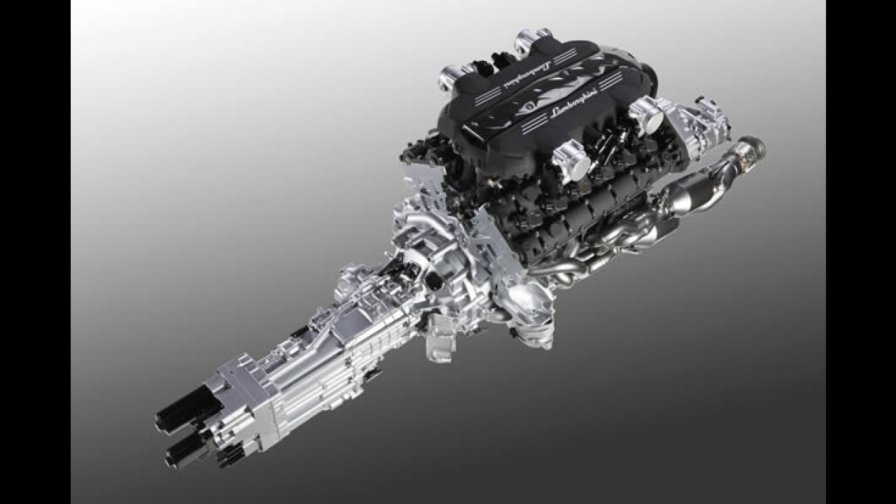 Lamborghini mostra o novo motor 6.5L V12 de 700 cv e novo câmbio ISR