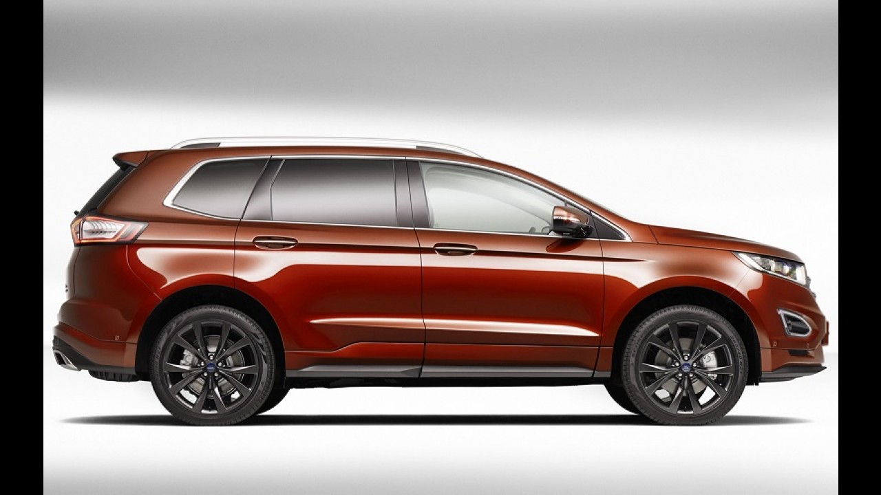 Ford Edge 2015 fica grandão com versão de 7 lugares exclusiva para a China