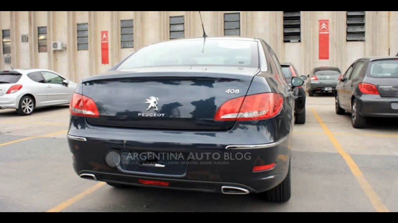 Novo Peugeot 408 2011 - Sedan é "flagrado" sem disfarces na Argentina