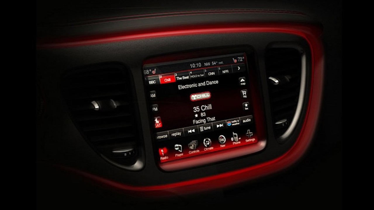 Novo Linea? Dodge Dart 2013 tem detalhes do interior revelados