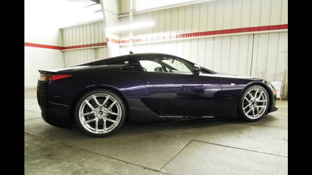 Filho único: Lexus mostra LFA Black Amethyst