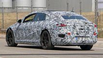 Mercedes-Benz EQS Spy Shots Back Three Quarters