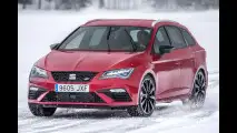 Seat, la prova del 4x4 sul ghiaccio