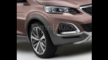 Nuova Peugeot 3008, il rendering