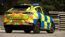 Ford Mustang Mach-E britisches Polizeiauto