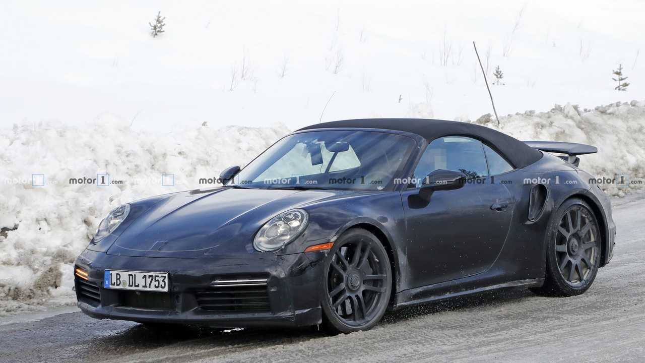 2020 Porsche 911 Turbo Cabriolet новый шпион фото