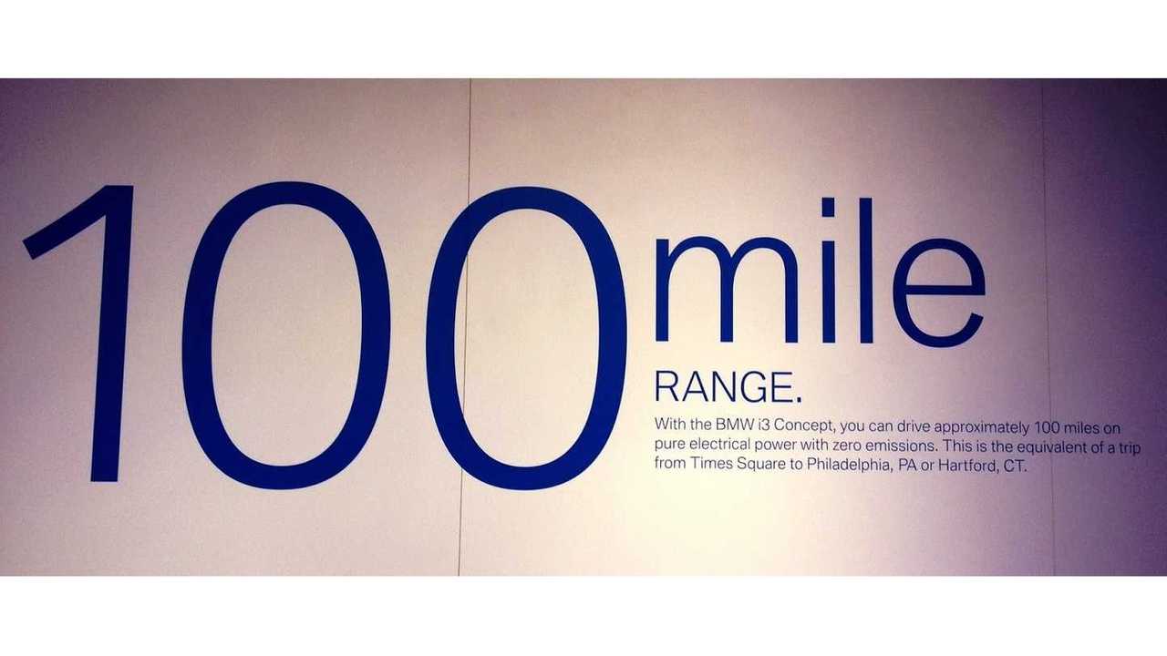 BMW i3 Range Sign - It's No Longer Expected That the i3 Will Deliver Even Close to 100 Miles Per Charge in EPA Tests