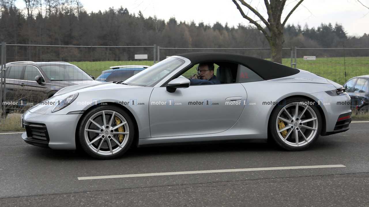 Porsche 911 992 Cabriolet fotos espía