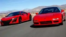 Original Acura NSX and 2019 Acura NSX
