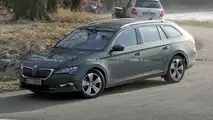 Skoda Superb Combi 2019 Facelift Erlkönig