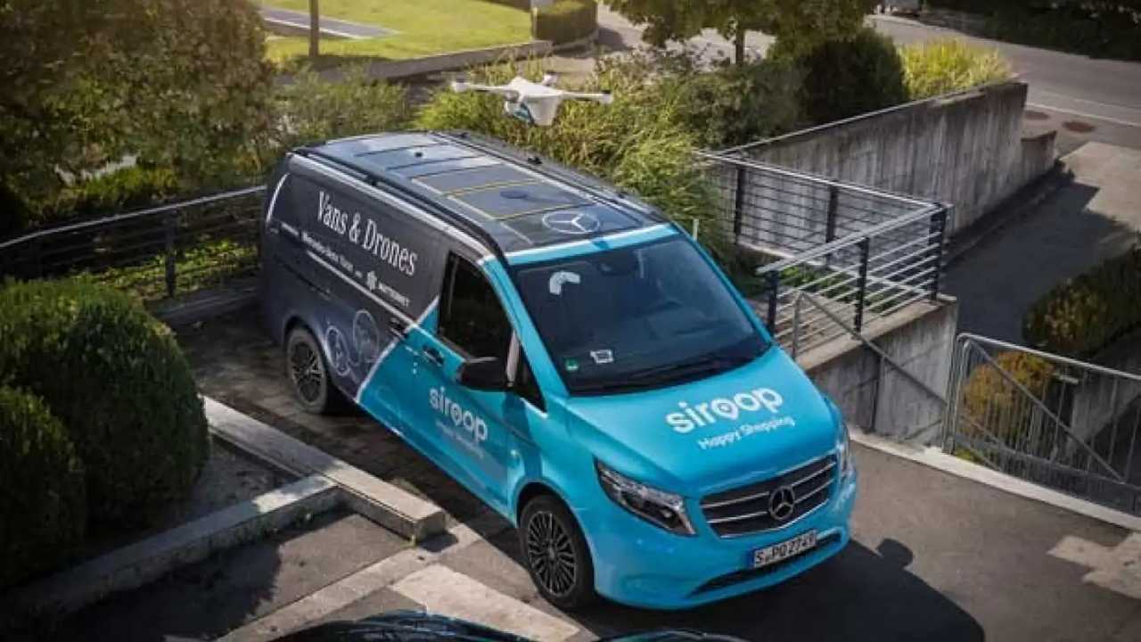 Mercedes-Benz Van e droni, parte la sperimentazione 