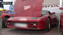 Fake Ferrari and Lamborghini cars in Spain