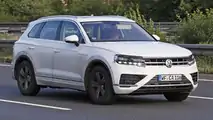 2018 VW Touareg yeni casus fotoğraflar