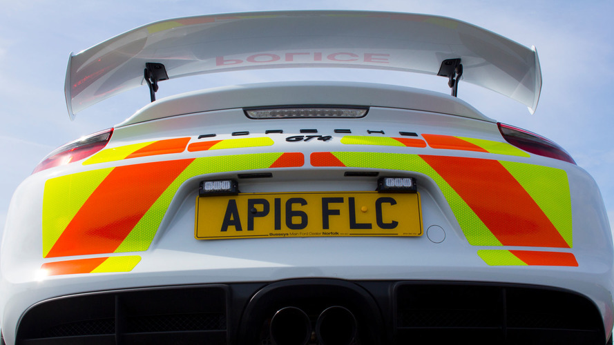 Porsche Cayman GT4 Police Car