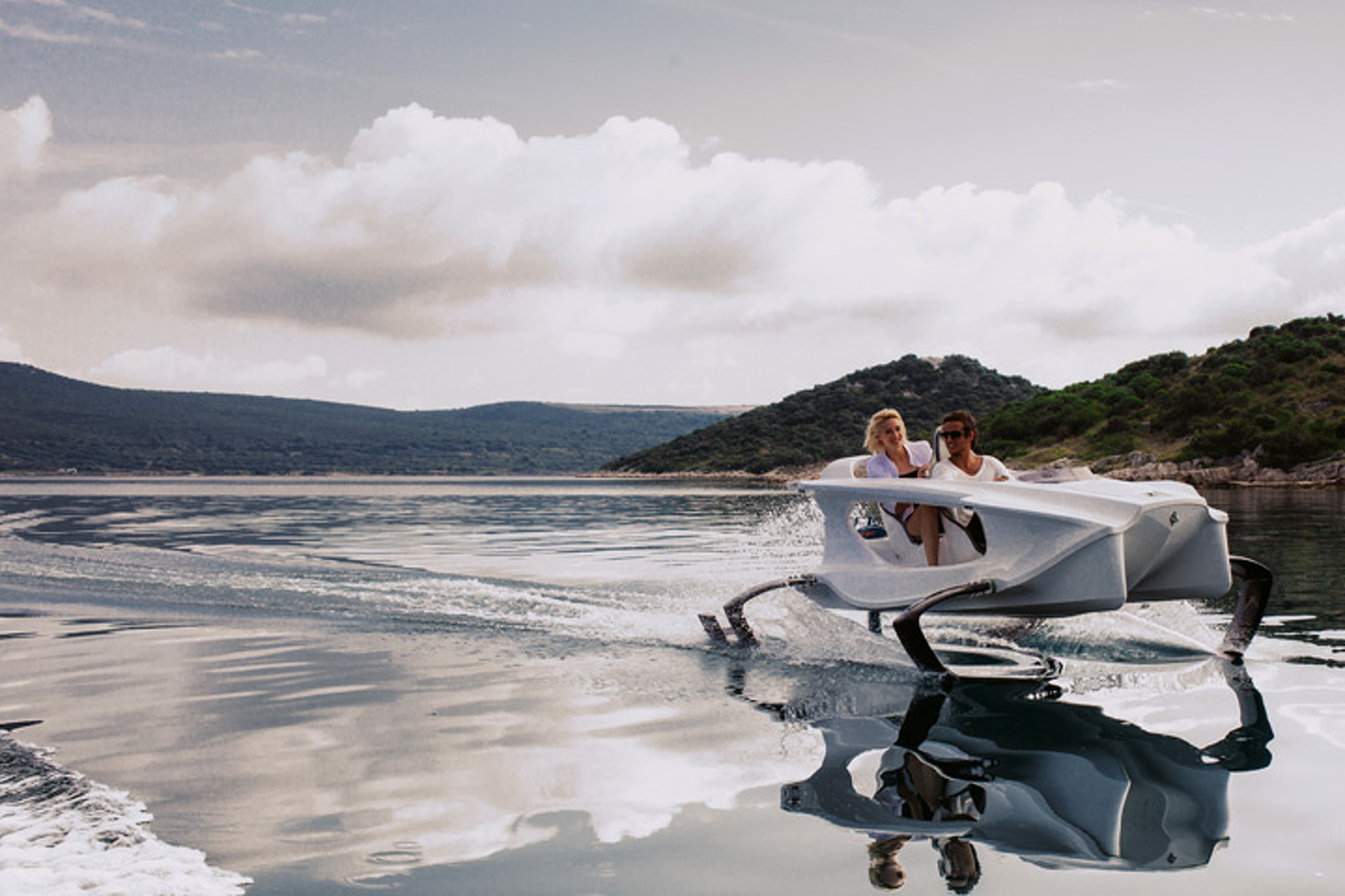 Slice Above the Waves in the World's Weirdest Aquatic Machine