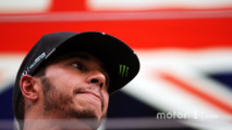 Race winner Lewis Hamilton, Mercedes AMG F1 on the podium