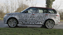 Range Rover Sport SVR facelift spy photo