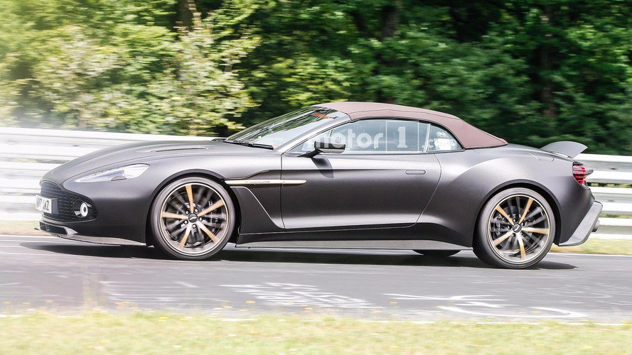 Aston Martin Vanquish Zagato Volante Spy Shots