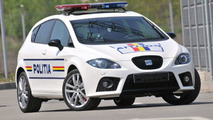 SEAT Leon Cupra Police Car Testing in Romania