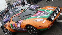 Lancia Stratos turned into manga car