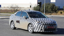 Citroen compact sedan spy photo