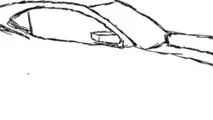 2016 Chevrolet Camaro design sketch based on teaser image