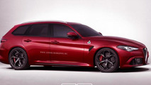 Alfa Romeo Giulia QV wagon render