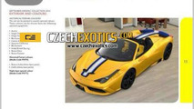 Ferrari 458 Speciale Spider configurator screenshot (not confirmed)