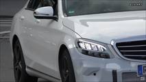 2018 Mercedes C350e facelift spy photo