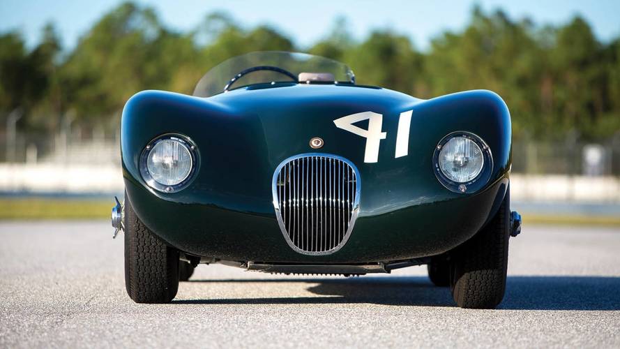 Klasik Jaguar C-Type açık arttırma