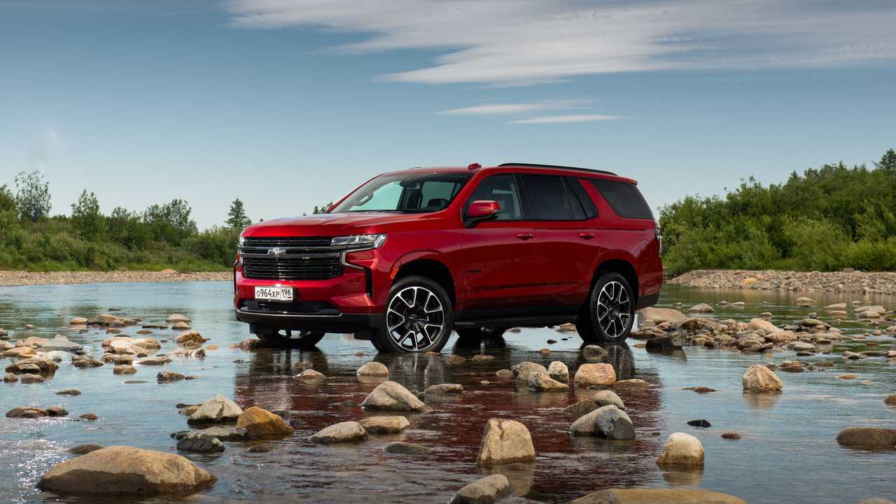 Chevrolet Tahoe на бездорожье