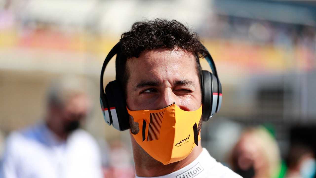 Daniel Ricciardo, McLaren, on the grid