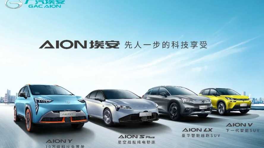 GAC Aion реализовал рекордное количество электромобилей