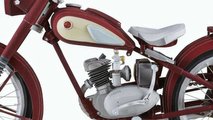 Yamaha Papercraft YA-1- Engine Closeup