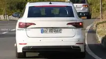 Volkswagen Aero B EV Sedan Rear View Spy Photo
