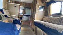 1986 Toyota New World RV Camper Interior Rearward