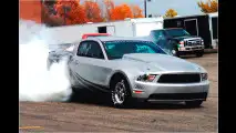 Feuriger Dragstrip-Racer