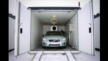 Elektro-Volvo in der Kälte
