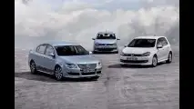 Volkswagen Passat, Polo e Golf BlueMotion