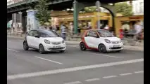 smart fortwo e forfour, le prime foto