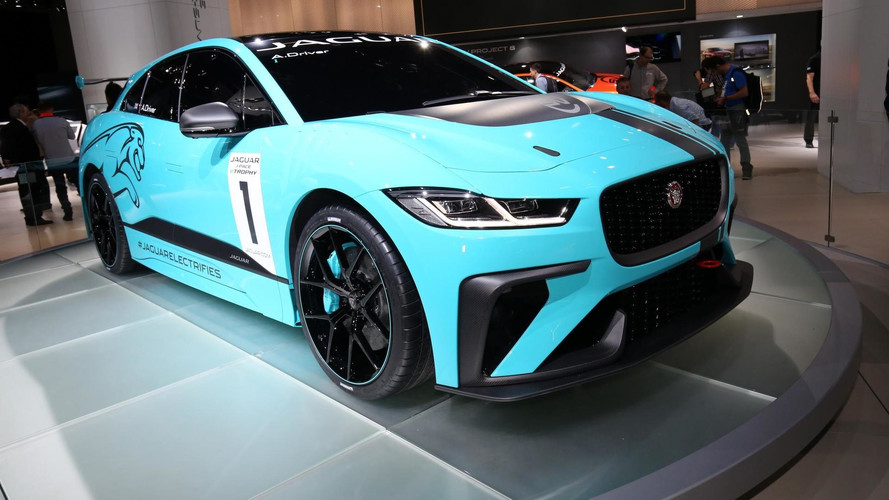 Jaguar I-Pace eTrophy live in Frankfurt