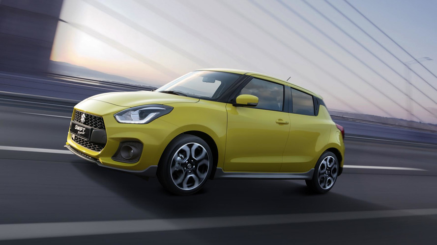 Suzuki Swift Sport turbo beslemesiyle Frankfurt'ta