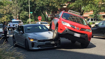 Kia Stinger Gets Run Over