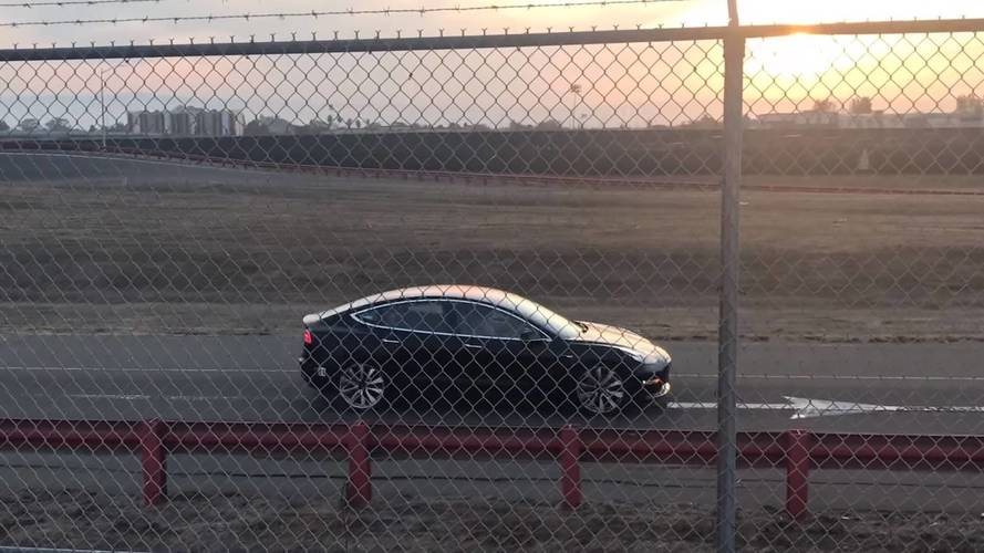 Performance Version Of Tesla Model 3 Caught On Camera