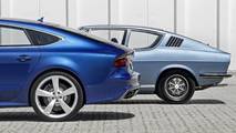 Audi S7 with Audi 100 Coupe S