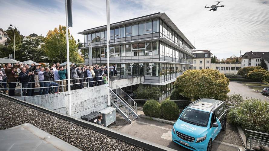 Mercedes-Benz Vito Drone teslimatı