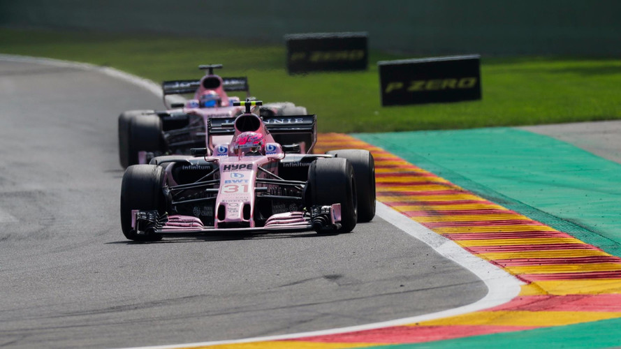 Esteban Ocon y Sergio Pérez (Force India)