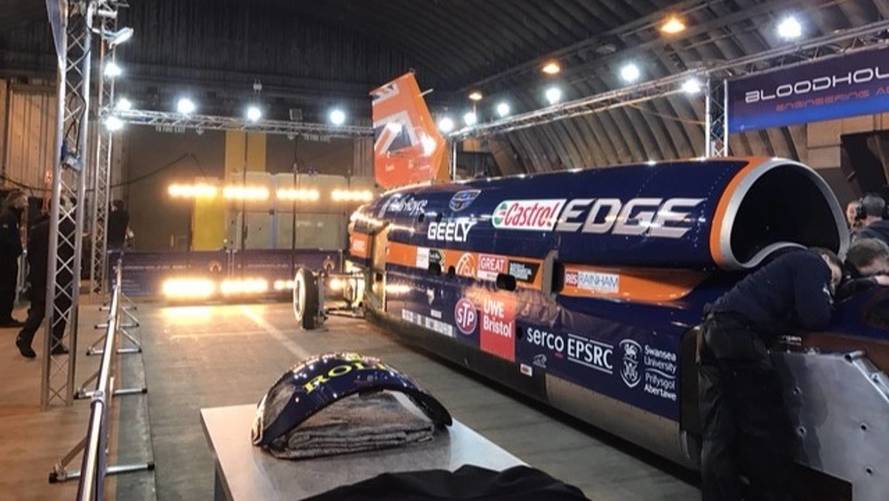 Bloodhound SSC live test pictures