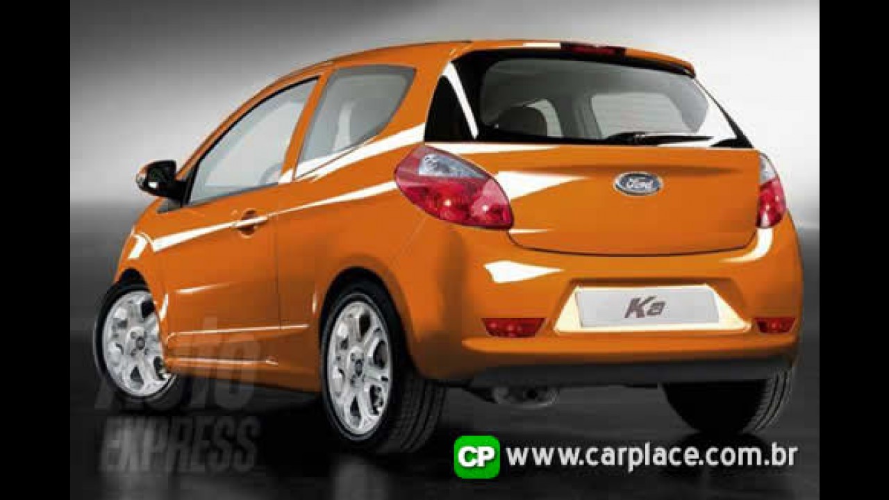 Novo Ford KA 2009 - Revista britânica mostra fotos do novo modelo