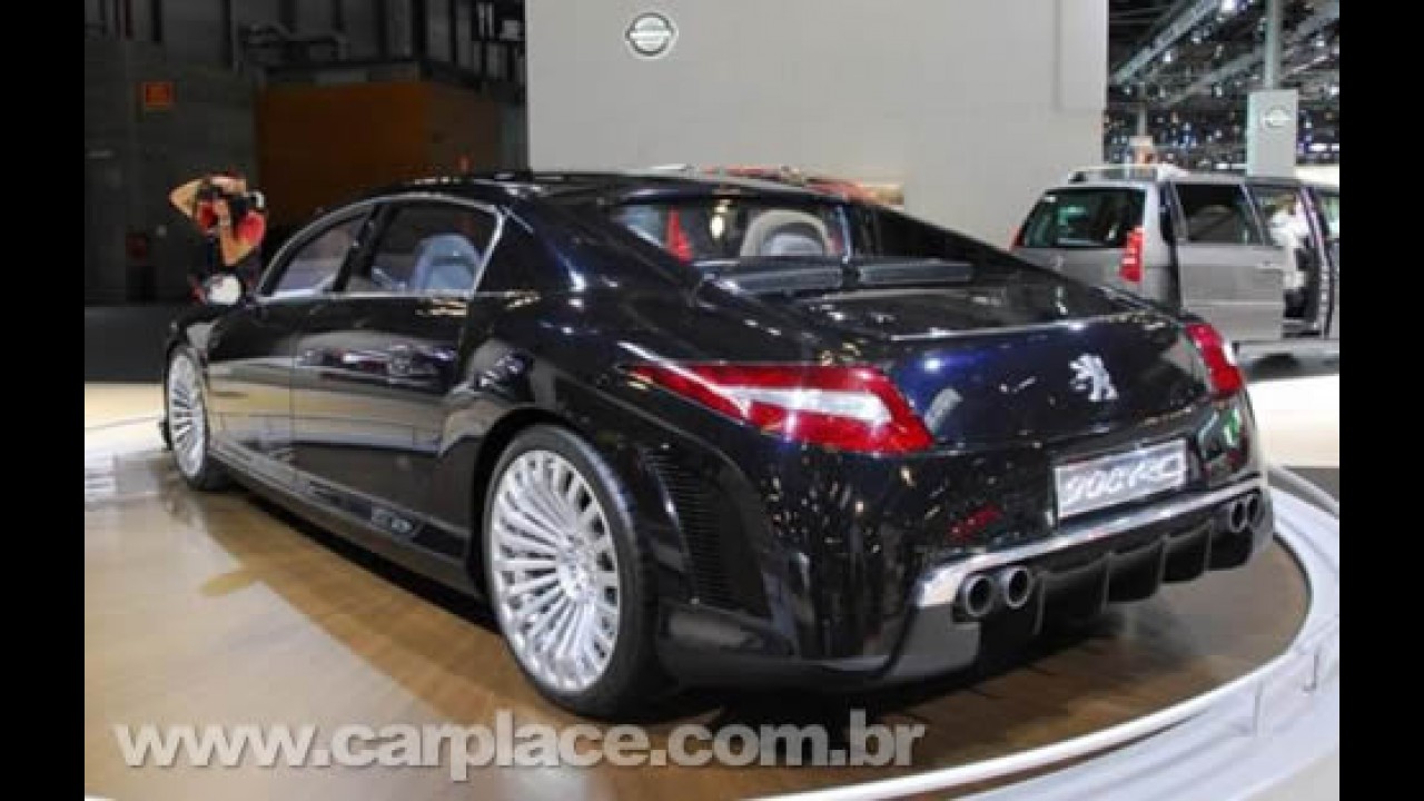 Salão de Madrid 2008 - Peugeot mostra o espetacular sedan de luxo 908 RC